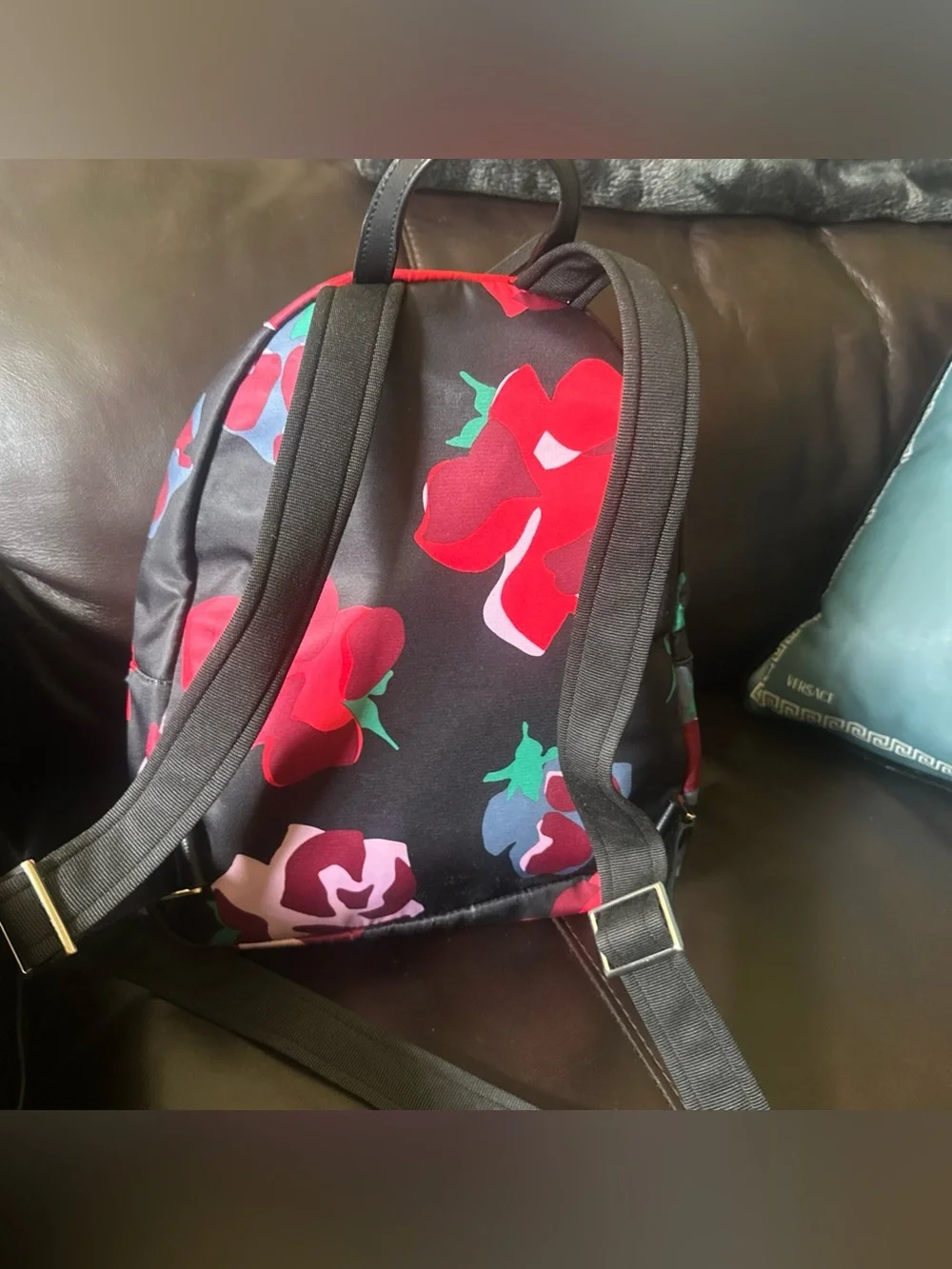 kate spade Black Floral Mini Backpack - Picture 3 of 11